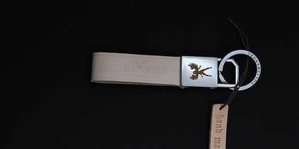 *NEW* POLISHANGEL | LEATHER KEYCHAIN